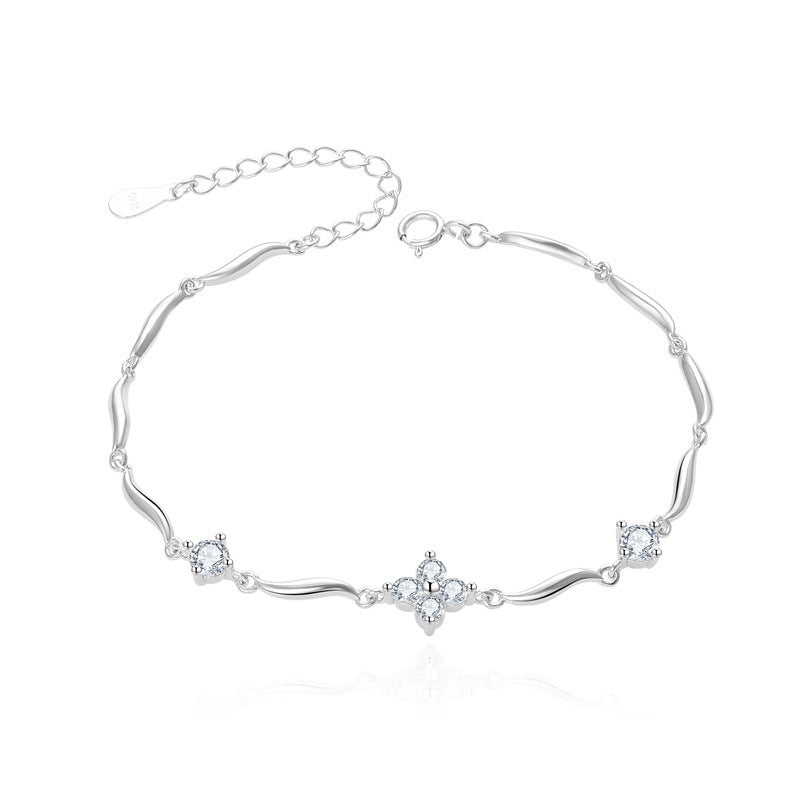 Korean Style Ins Wind Four-leaf Clover Bracelet Women