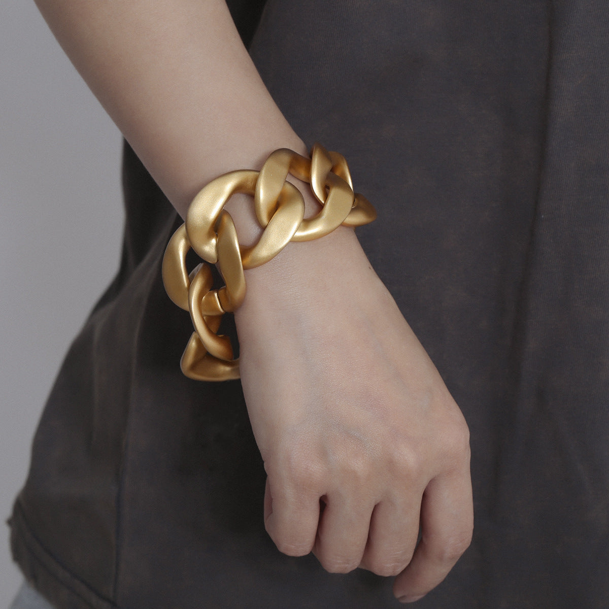 New Exaggerated Trend Ins Wind Retro Snake Pattern Single Layer Bracelet Anklet