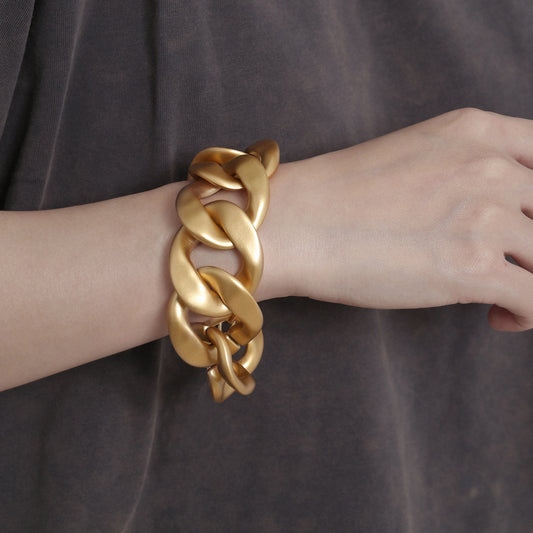 New Exaggerated Trend Ins Wind Retro Snake Pattern Single Layer Bracelet Anklet