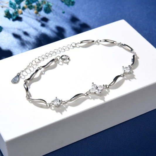 Korean Style Ins Wind Four-leaf Clover Bracelet Women
