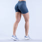 High Elastic Matte Nylon Seamless Low Waist Shorts Fitness Yoga Shorts