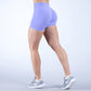 High Elastic Matte Nylon Seamless Low Waist Shorts Fitness Yoga Shorts